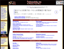 Tablet Screenshot of indianmelody.com